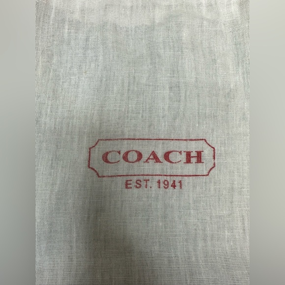 Authentic Vintage Coach EST. 1941 wristlet dustbag EUC - Picture 5 of 7